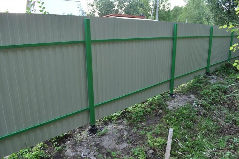 Монтаж забора из проф. листа - Изображение #2, Объявление #1657947