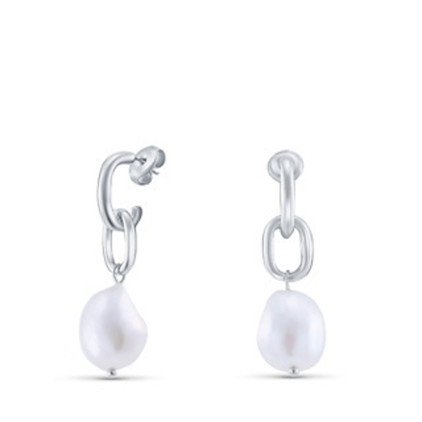 Серебряные серьги с жемчугом “Барокко” - Изображение #3, Объявление #1672293