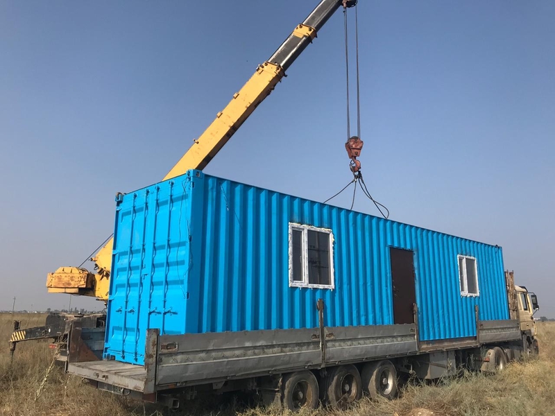 контейнер жилой, мобильный, утепленный вагончик - дома Алматы бытовка - Изображение #1, Объявление #1707684