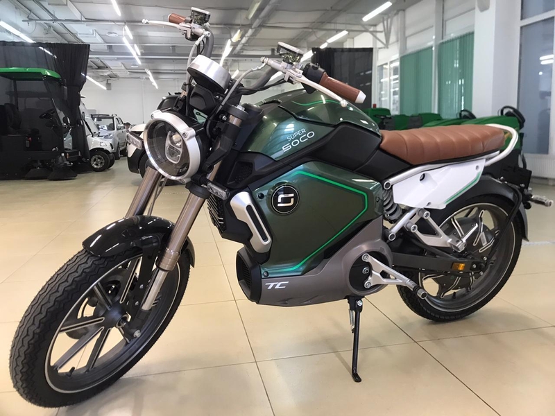 Super soco tc cafe racer мотоцикл электро - Изображение #3, Объявление #1710872