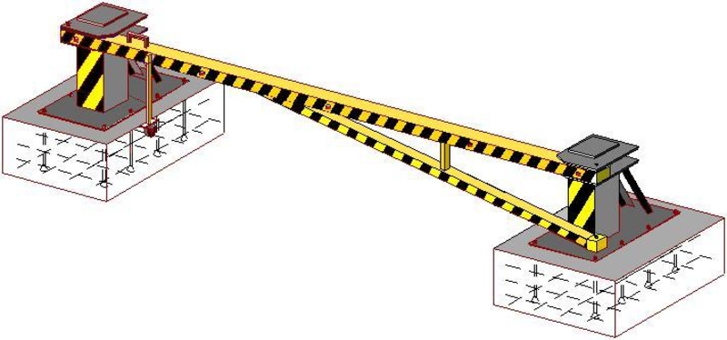 Шлагбаум противотаранный (горизонт.-поворотный, вертик.-поворотный в ассорт.) - Изображение #1, Объявление #1712657