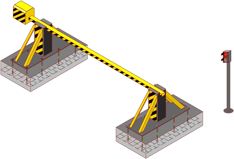 Шлагбаум противотаранный (горизонт.-поворотный, вертик.-поворотный в ассорт.) - Изображение #2, Объявление #1712657