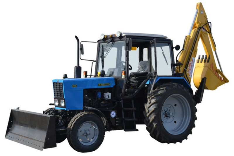 Экскаватор-бульдозер на базе трактора МТЗ "Беларус-82.1" - Изображение #1, Объявление #1717817