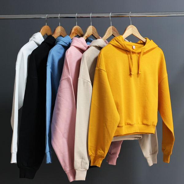 Худи оверсайз женские укороченные - Изображение #1, Объявление #1717297