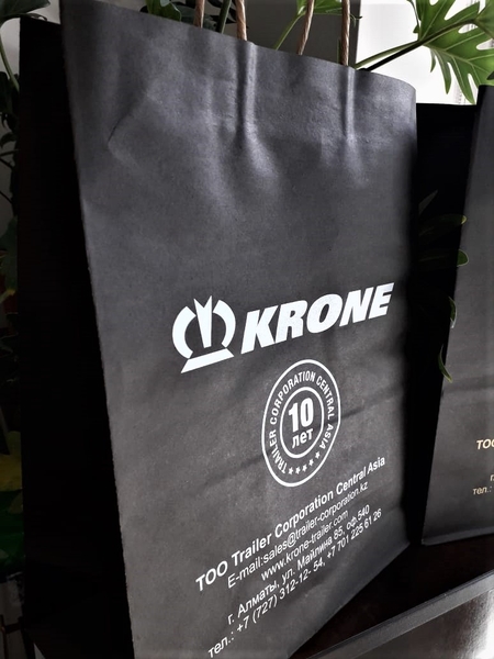 Бумажные белые мелованные  и крафтовые пакеты Алматы - Изображение #6, Объявление #1660581