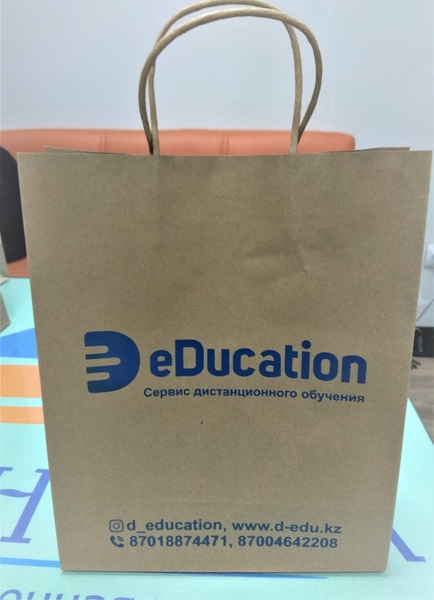 Бумажные белые мелованные  и крафтовые пакеты Алматы - Изображение #3, Объявление #1660581