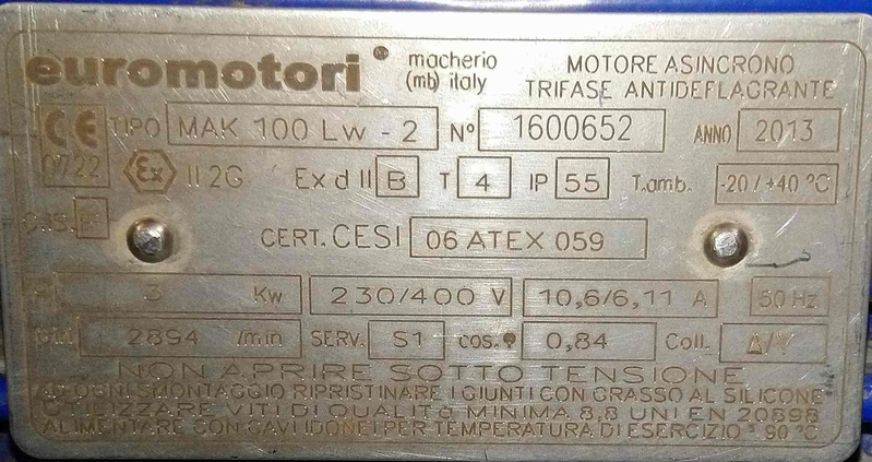 Насос центробежный химический горизонтальный MB 140-P-TSVA - Изображение #3, Объявление #1722536