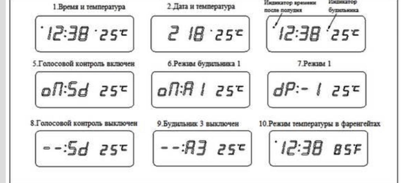 Настольные электронные деревянные часы - Изображение #3, Объявление #1722080