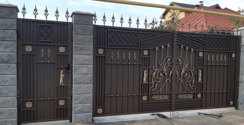 Ворота распашные или откатные (иранская ковка). Установка бесплатно. - Изображение #1, Объявление #1315837