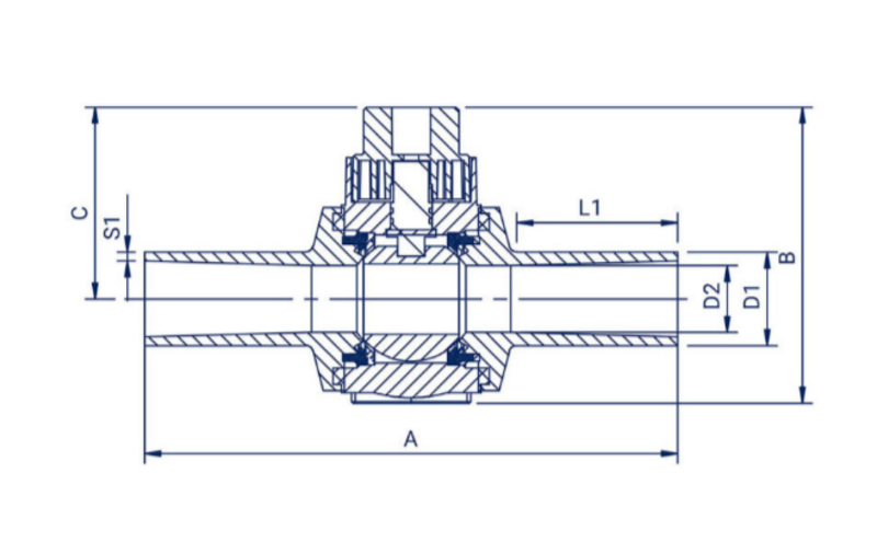Кран шаровый PE100 Д315 - Изображение #3, Объявление #1748847