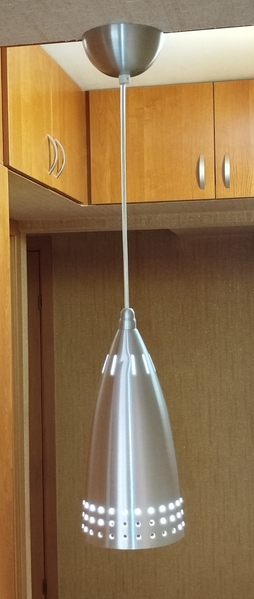 Люстра - Подвесной светильник с алюминиевым плафоном б/у, 3 шт. - Изображение #3, Объявление #1749162