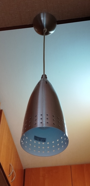 Люстра - Подвесной светильник с алюминиевым плафоном б/у, 3 шт. - Изображение #4, Объявление #1749162