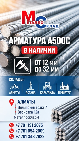Арматура швеллер уголок профнастил трубы лист штрипс оцинк. прокат - Изображение #1, Объявление #1742797