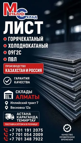 Арматура, швеллер, уголок, профнастил, трубы, лист, штрипс, оцинкованный прокат. - Изображение #4, Объявление #1743866