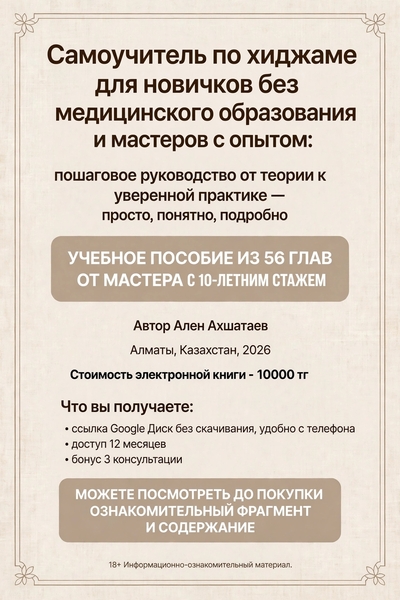 Обучение хиджаме с нуля — электронный самоучитель для самостоятельного изучения - Изображение #1, Объявление #1754836